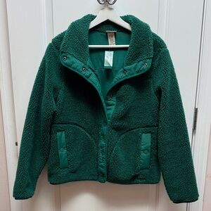 L.L. Bean Sherpa Fleece Jacket NWT